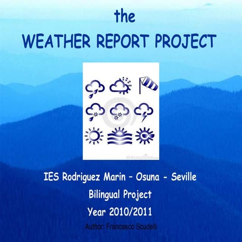 Weather report project | PPT