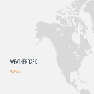 Weather task | PPTX