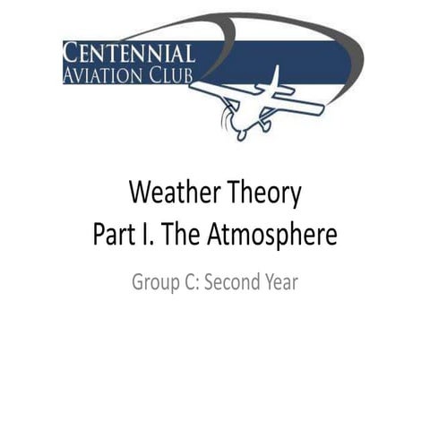Weather Theory Part I (Group C)
