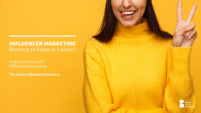 Influencer Marketing: Shortcut to Fame or Failure?