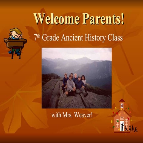 Weaver Back To School Night2