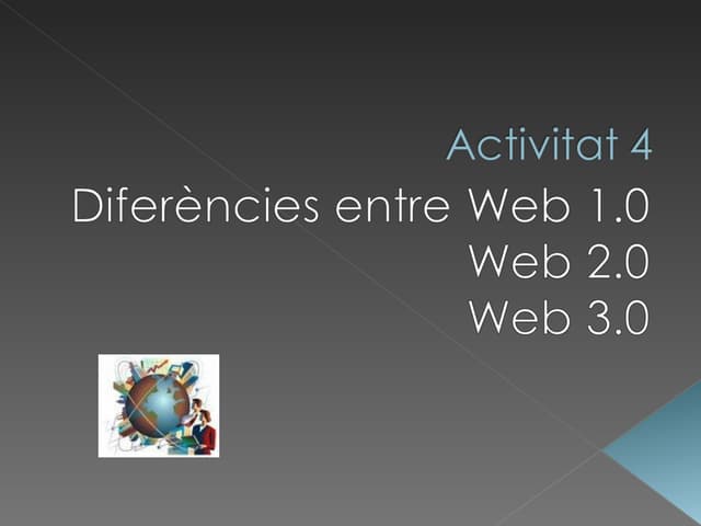 Web 1.0 2.0 3.0 Activitat 4