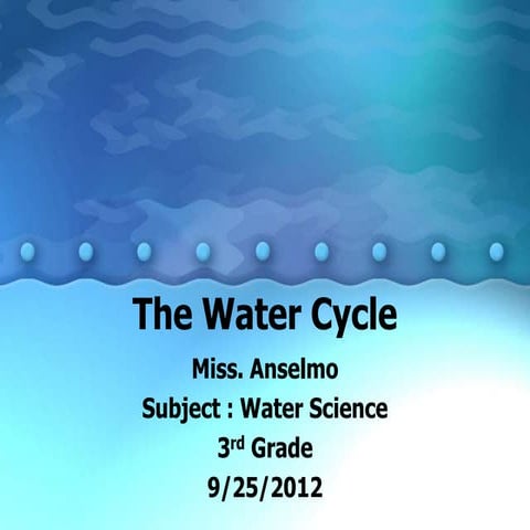 Water Cycle 