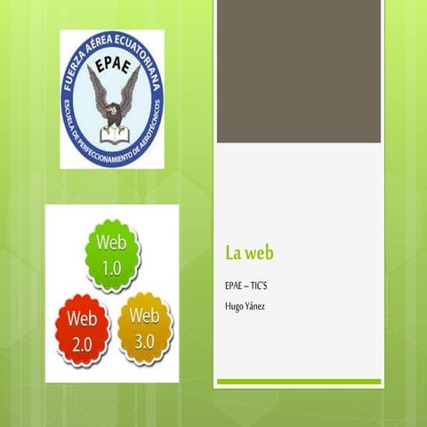 Evolución de la Web. 1 to 4.