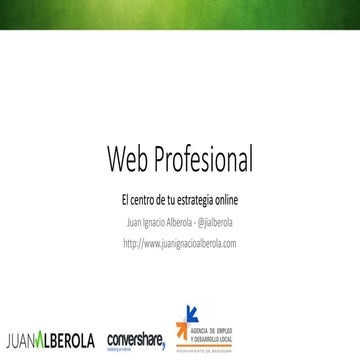 Web como estrategia online