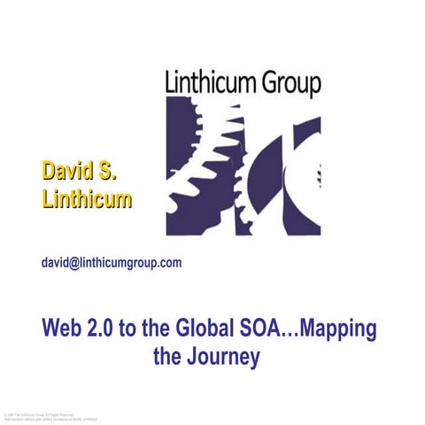 Web 2 0 To The Global Soa   Mapping The Journey 2006