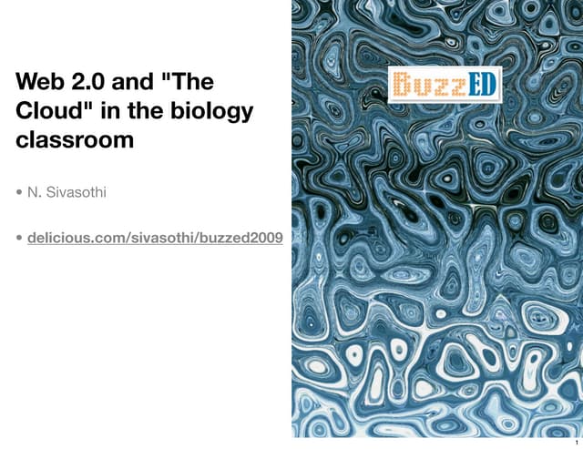 Web 2.0 and the cloud in the biology classroom