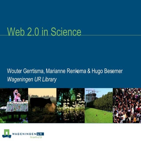 Web 2.0 in Science