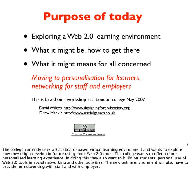 Web 2.0 and e-elearning