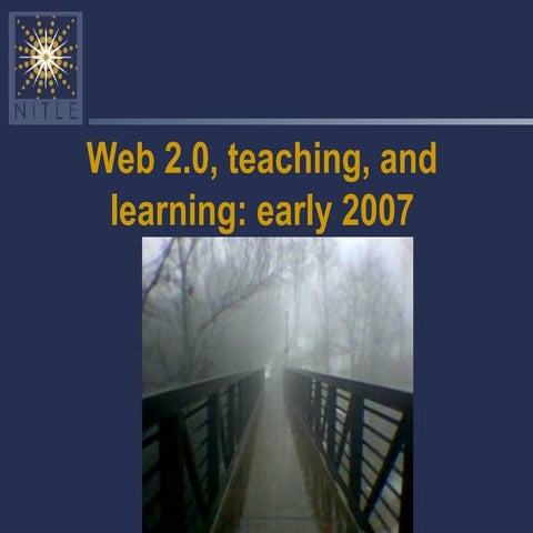 Web 2.0 and pedagogy overview, June 2007