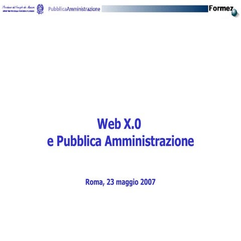 WEB 2.0 e PA