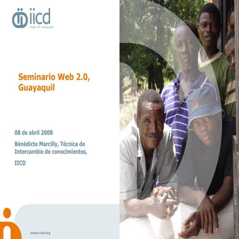 Web 2.0 Ejemplos de su uso en Africa y Ecuador