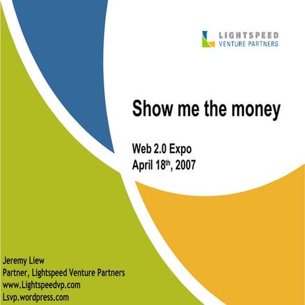 Web 2.0 Expo: Show Me The Money