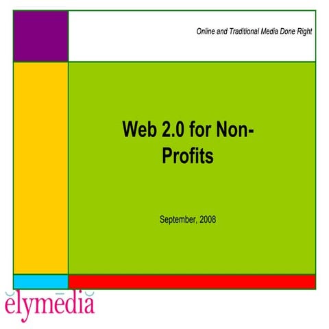 Web 2.0 For Non Profits