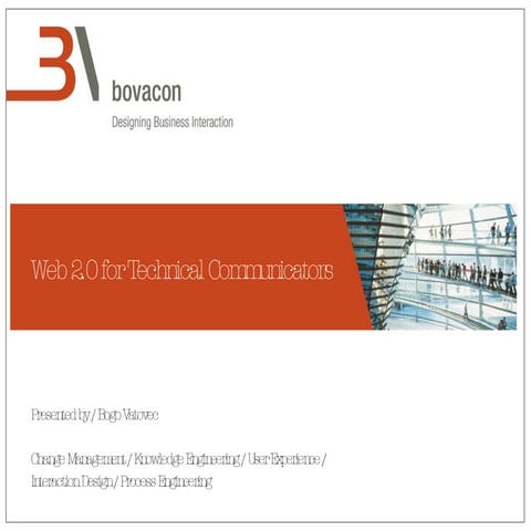 Web 20 For Technical Communicators