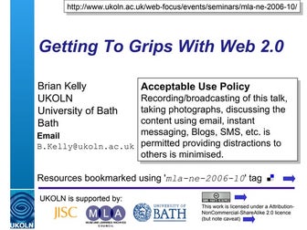 Web 2.0: Implications For The Cultural Heritage Sector