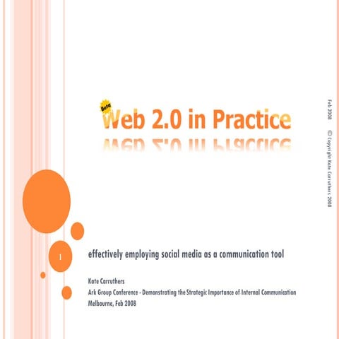 Web 2.0 In Practice