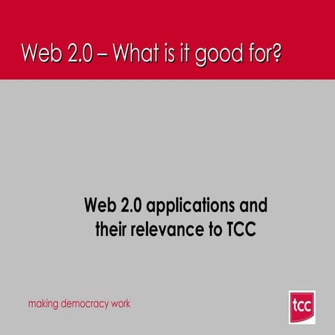 Web 2.0 Presentation