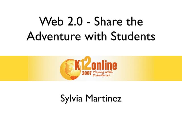 Web 2.0 - Share the Adventure with Students (Meet Jane)
