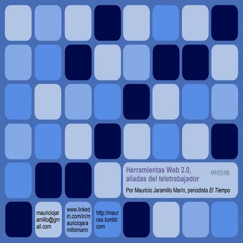 Herramientas Web 2.0 para teletrabajo