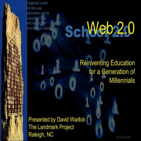 Web 2.0 to School 2.0
