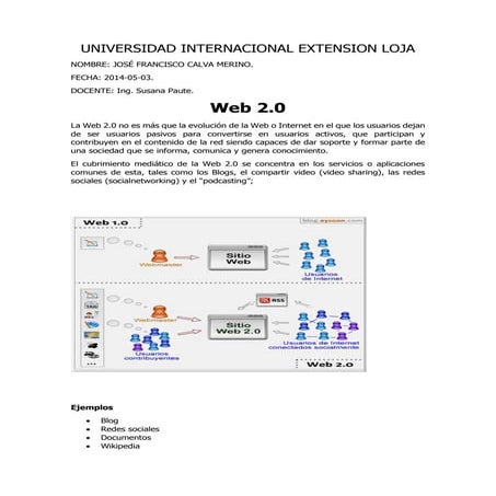 Web 2.0 y 3.0
