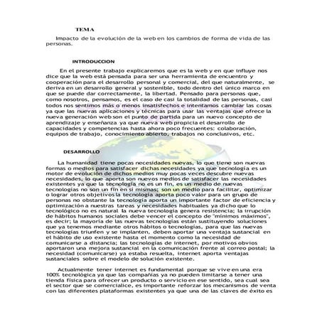 evolución de la web