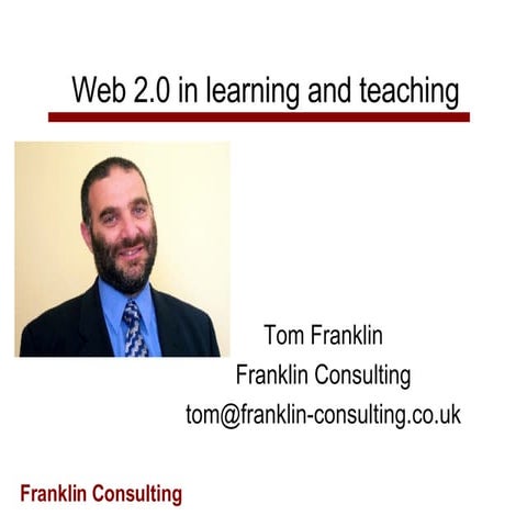 Web 2.0 and Learning and Teaching