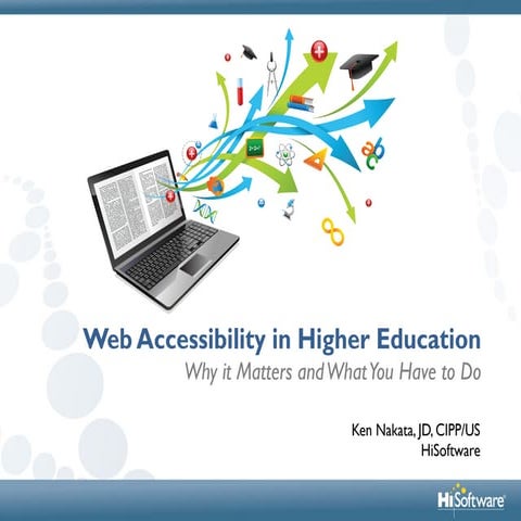 Web Accessibility Compliance in Higher Education - Fully Meet Legal Requireme...