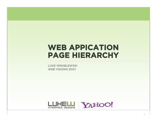 Web Application Page Hierarchy | PPT
