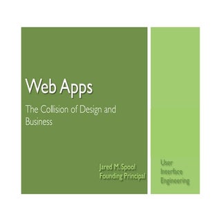 Web Apps: The Collision Of Design A...