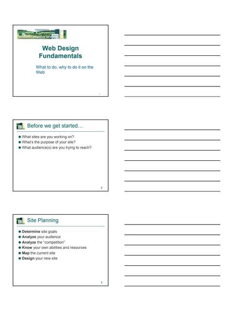 Web authoring design-basics
