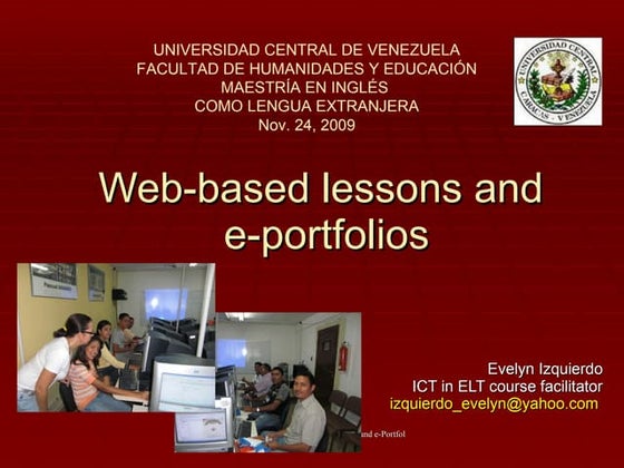 Creating Eportfolio As A Technology Tool Pdf Desktop Publishing