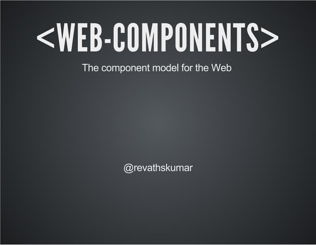 Web components