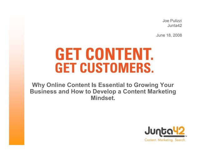 Online Content Marketing Presentati...