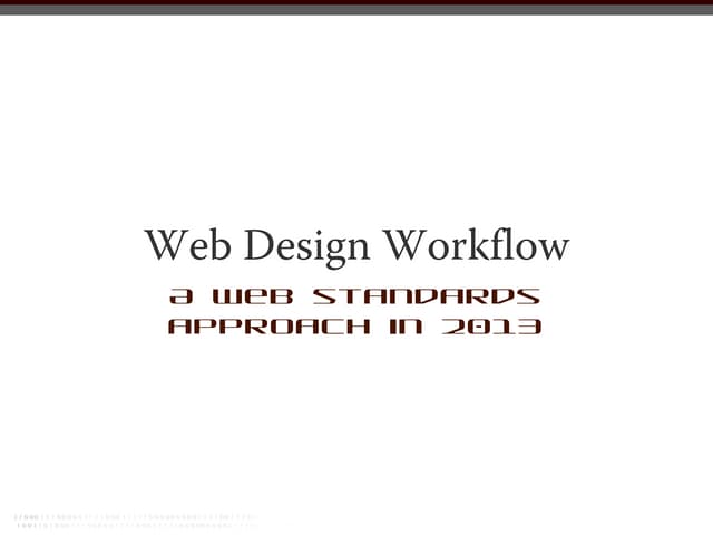 Web design-workflow