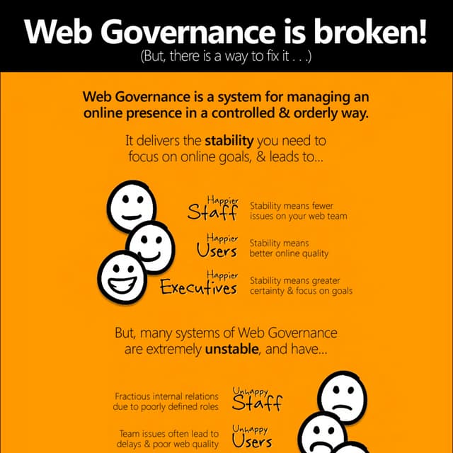 [Infographic] Web Governance is broken - but there is a way to fix it