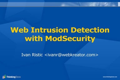 Web Intrusion Detection 