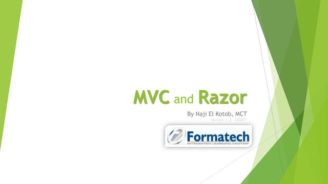 MVC and Razor - Doc. v1.2