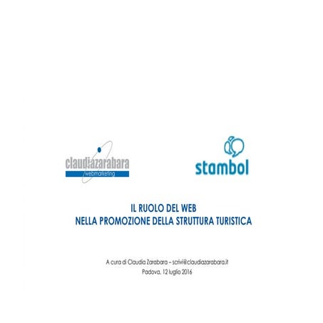 Il ruolo del Web nella promozione della struttura turistica