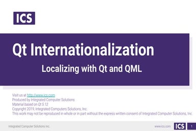 Qt Internationalization