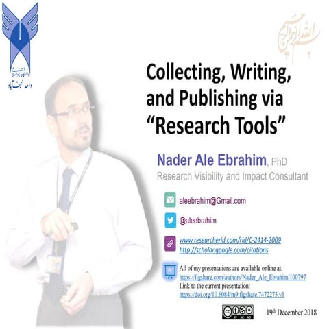 Collecting, Writing, and Publishing via “Research Tools”