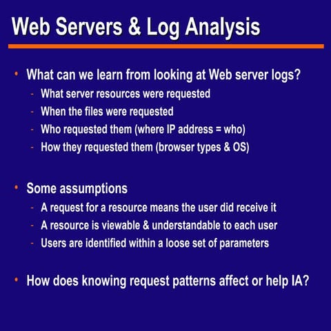 Web Servers 