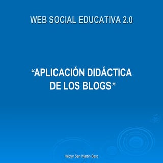 Web Social Educativa 2.0 