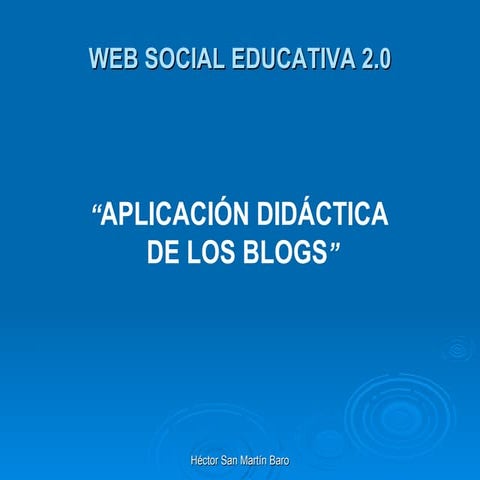 Web Social Educativa 2.0 