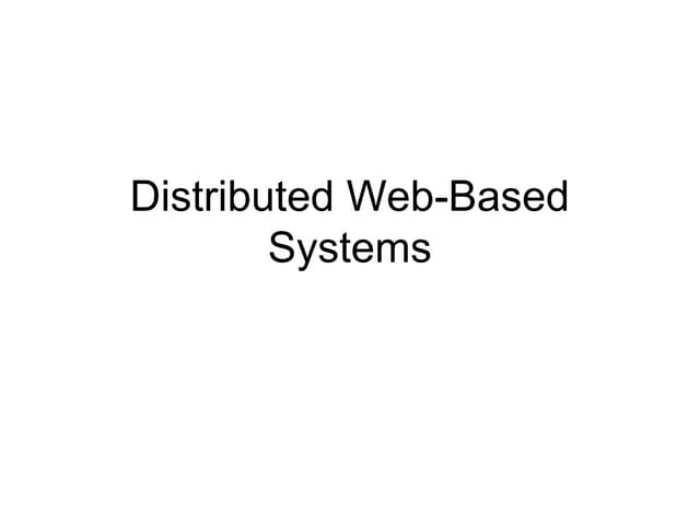 introduction to Web system