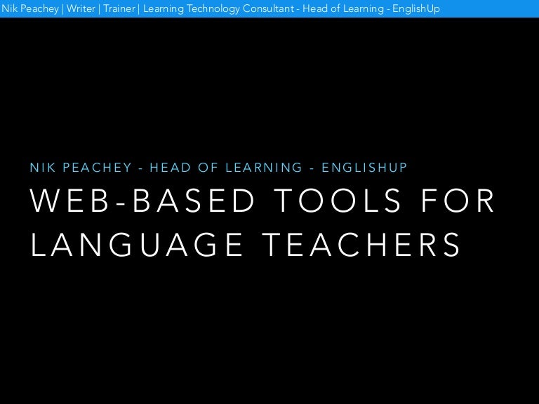 based tools for language teachers