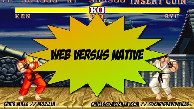 Web versus Native: round 1!