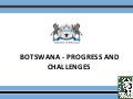 Biodiversity mainstreaming in Botswana: progress and challenges