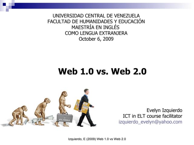 Web 1.0 Vs Web 2.0